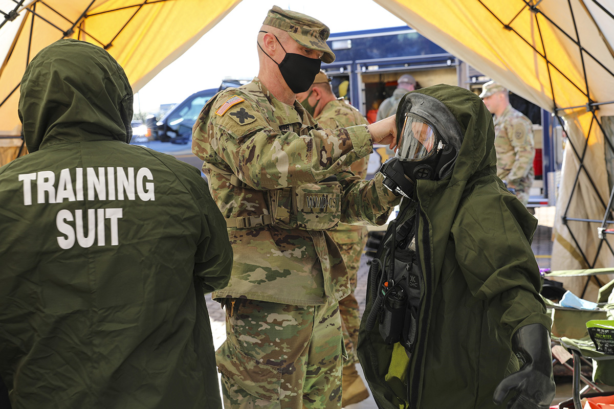 Louisiana and Iowa National Guard teams train to prevent catastrophes
