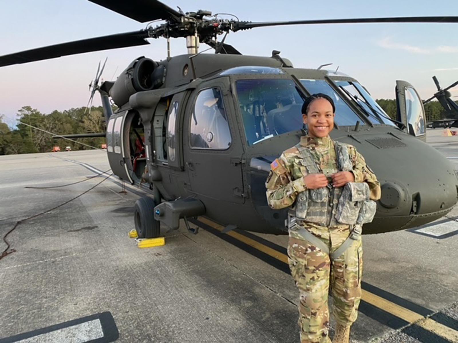 La. Army National Guard commissions first Black female pilot