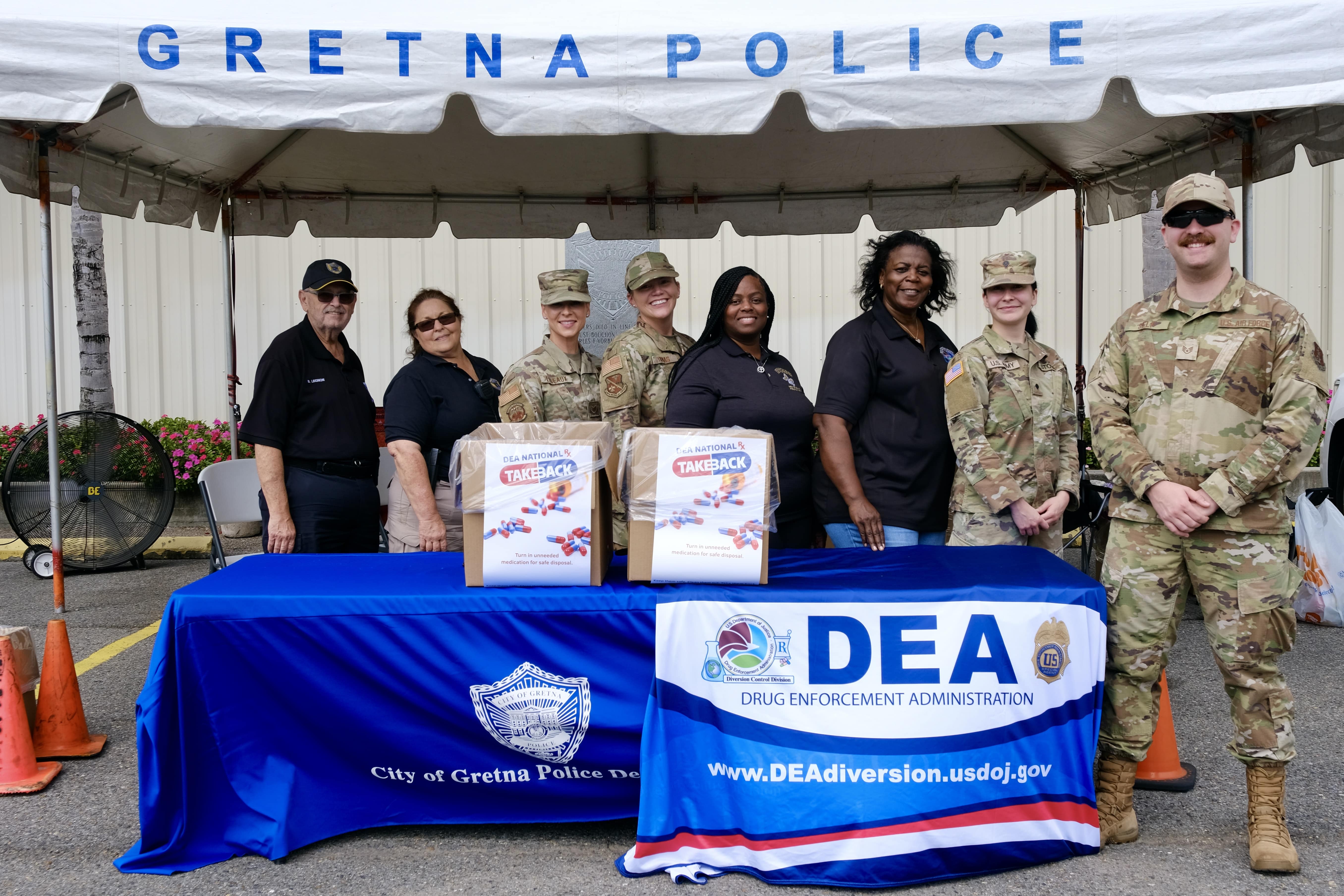 LANG CDP Assists DEA During Its Semi-Annual Take Back Day